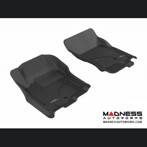 Nissan Pathfinder Floor Mats (Set of 2) - Front - Black by 3D MAXpider